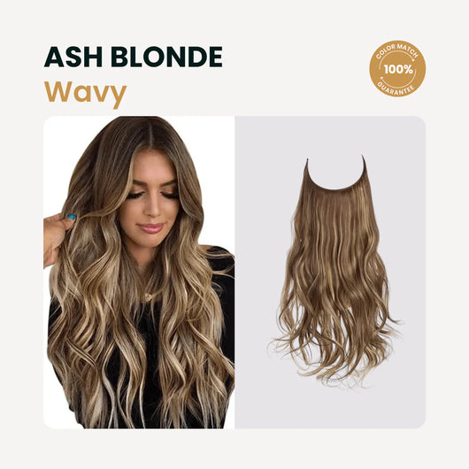 Premium Halo Hair Extensions | NoClip Hair