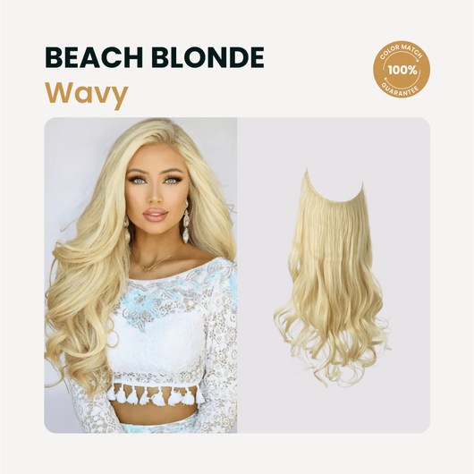 Premium Halo Hair Extensions | NoClip Hair