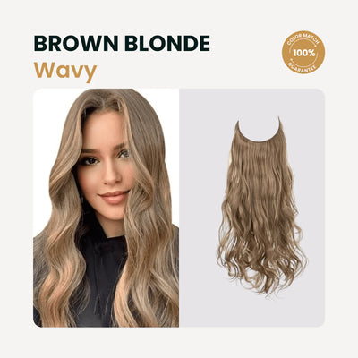Premium Halo Hair Extensions | NoClip Hair
