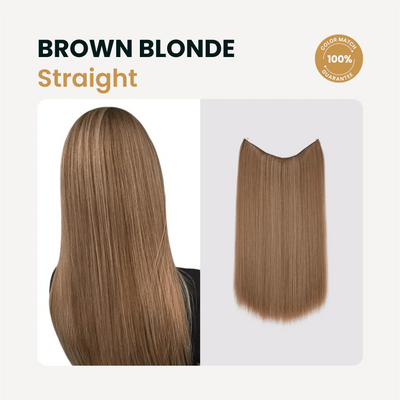Premium Halo Hair Extensions | NoClip Hair