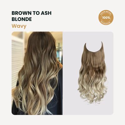 Premium Halo Hair Extensions | NoClip Hair