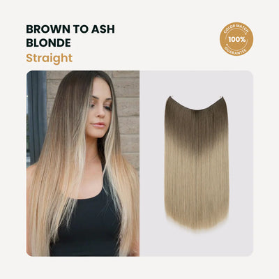 Premium Halo Hair Extensions | NoClip Hair