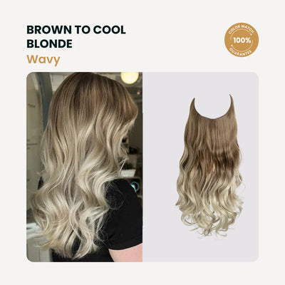 Premium Halo Hair Extensions | NoClip Hair