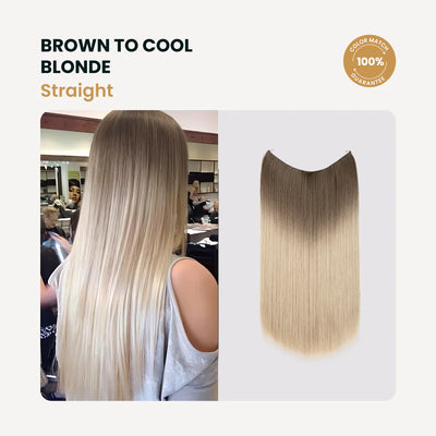Premium Halo Hair Extensions | NoClip Hair