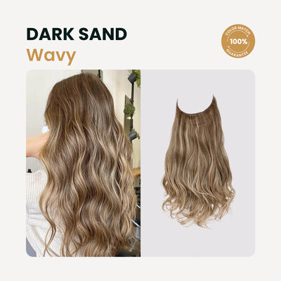 Premium Halo Hair Extensions | NoClip Hair