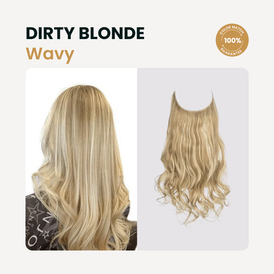 Premium Halo Hair Extensions | NoClip Hair