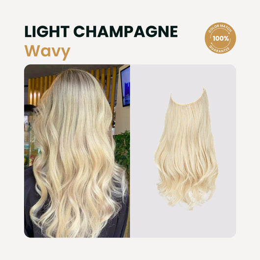 Premium Halo Hair Extensions | NoClip Hair