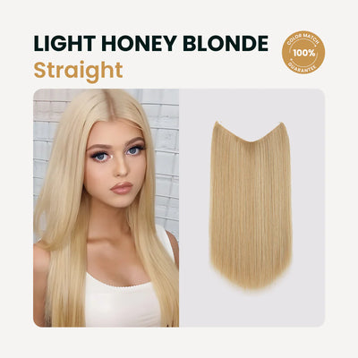 Premium Halo Hair Extensions | NoClip Hair