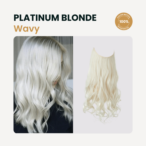 Premium Halo Hair Extensions | NoClip Hair
