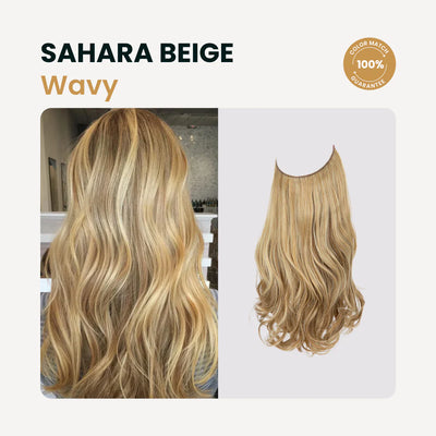 Premium Halo Hair Extensions | NoClip Hair