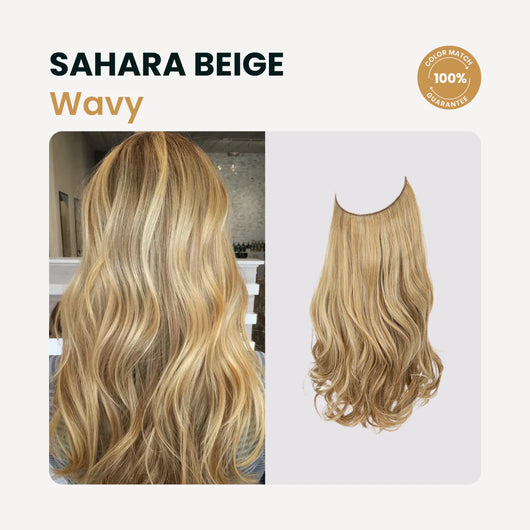 Premium Halo Hair Extensions | NoClip Hair