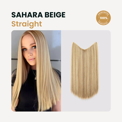Premium Halo Hair Extensions | NoClip Hair
