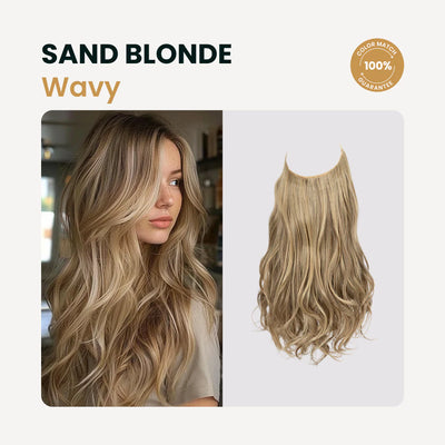 Premium Halo Hair Extensions | NoClip Hair