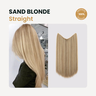 Premium Halo Hair Extensions | NoClip Hair