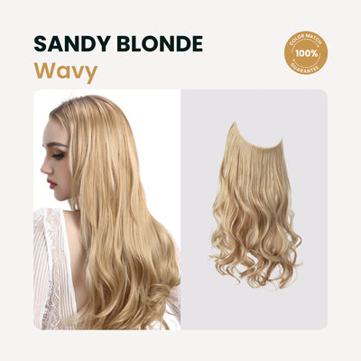 Premium Halo Hair Extensions | NoClip Hair