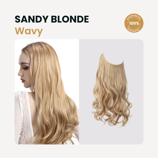 Premium Halo Hair Extensions | NoClip Hair