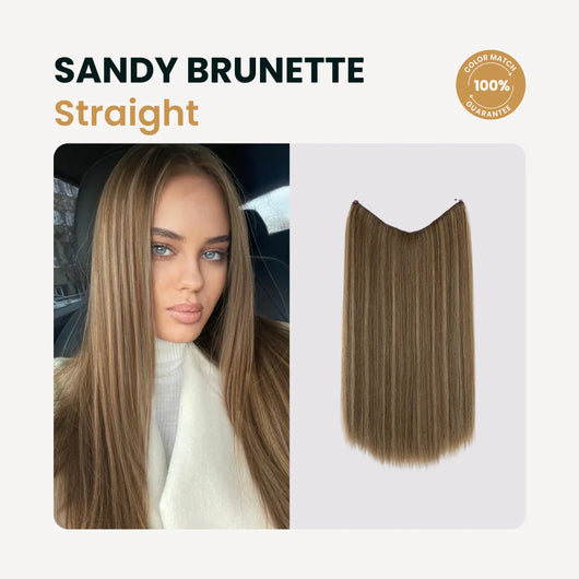 Premium Halo Hair Extensions | NoClip Hair