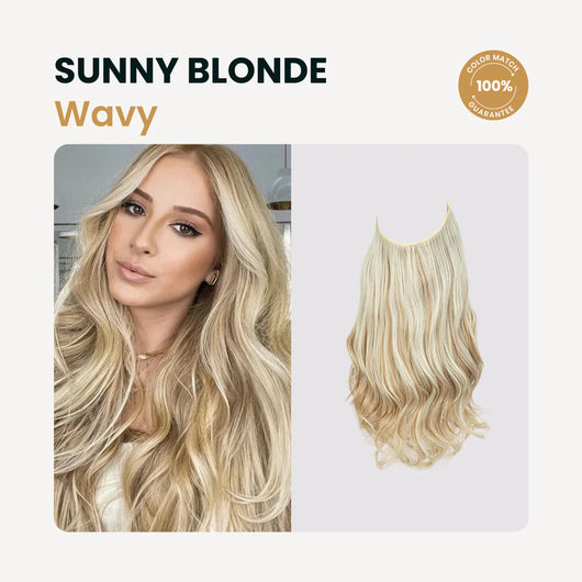 Premium Halo Hair Extensions | NoClip Hair