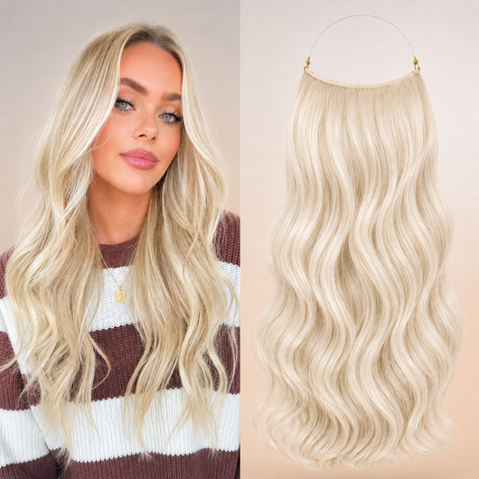 Premium Halo Hair Extensions | NoClip Hair