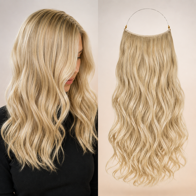 Premium Halo Hair Extensions | NoClip Hair