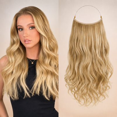 Premium Halo Hair Extensions | NoClip Hair