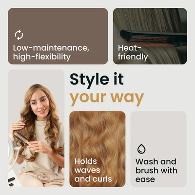 Premium Halo Hair Extensions | NoClip Hair