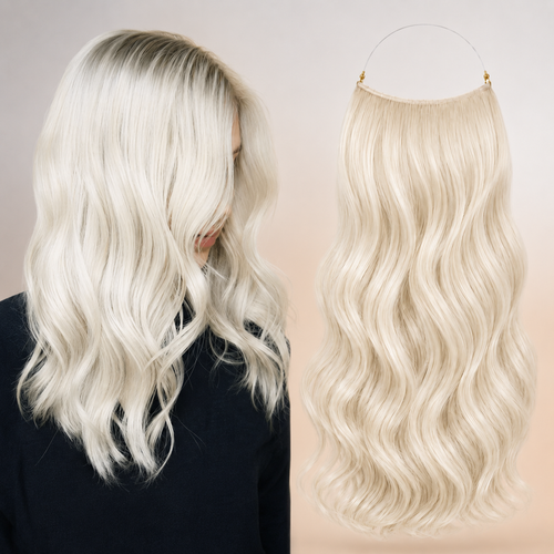 Premium Halo Hair Extensions | NoClip Hair